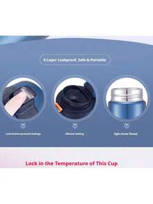 Tiger MMJ-A36C 360ml Cốc cách nhiệt tiện lợi mở bằng một chạm, thao tác bằng một tay Thiết kế nắp lật, miệng rộng 4,3cm dễ vệ sinh, thích hợp cho nhiều mục đích sử dụng hàng ngày, kem WM - Kem WM - Xem 9