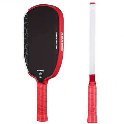 1-Piece AGS/GF Professional Pickleball Paddle - 16mm Carbon Fiber, Carbon Fiber Surface Enhanced Spin And Control, Textured Grip Improves Hitting Feel, Suitable For All Level Players And Domestic/International Tournaments