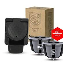 Reusable Capsule Adapter Compatible With Coffee Capsules, Also Compatible With Stainless Steel Coffee Machines - Black - View 13