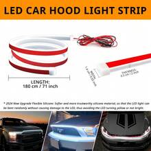TutuCar Nexun LED Car Hood Light Strip – Dynamic Scan Start-Up Effect, 71 Inch Daytime Running Lights For Cars, SUVs, Trucks – Universal Engine Cover Custom Lighting, Waterproof Exterior Decorative Accessories – Perfect Gift For Car Enthusiasts - 71 Inches / 180 cm - View 2