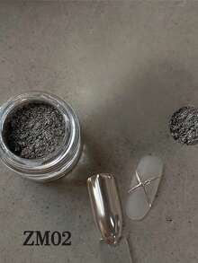 1/5/6/8/14/28 件装 24 色镜面彩虹粉，包含 4 个硅胶粉扑，金色、绿色、粉色、银色镜面粉套装，全息闪光金属电镀美甲用品，情人节美甲用品 - 彩色 - 查看 42