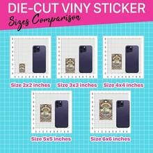 Set 3Pcs The Audacity Sticker Tarot Card Floral Mysterious Bookish Funny Kindle Hard Hat Waterproof 3 Inches Die-Cut Vinyl Sticker For Water Bottle Laptop Phone For Friend Coworker Dad Mom,An-613 - 安-613 - 查看 6