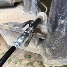 1个不锈钢油枪接头 - 带锁紧功能的注油嘴，双手柄，快速释放，耐压10,000 PSI，铝合金材质，兼容1/8英寸NPT油枪，适用于汽车润滑系统和汽车保养 | 喷嘴连接牢固 | 结构坚固耐用 - 彩色 - 查看 4