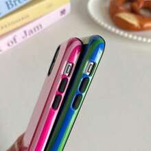 Purple Phone Case,A Good Gifts For Women,Compatible With IPhone 13 / 14 Case, Fashion Cute Multi-Strip Pattern Aesthetic Design For Women, Soft TPU And Hard Back Shockproof Phone Case For IPhone 16 15 14 13 12 11 Pro Max Plus Compatible With Sam Galaxy A And S Series Cute Phone Cases - Kiểu 1 (1 CÁI) - Xem 7