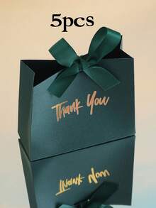 5pcs Souvenirs Packing Gift Box Candy Boxes Wedding Favors Gift Box Party Birthday - Multicolor - View 15