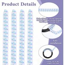 Protector, 2PCS 5.3FT Anti - Loss Coil Sleeve Keychain Bag Hook Phone Data Wire Saver Pet Chew Protector - ban đầu - Xem 3