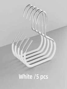 5件套帽子架收纳架，防滑衣架，创意圆形衣钩，不锈钢衣柜挂钩，适用于帽子、吊带、领带、围巾、内衣等。 - 彩色 - 查看 8