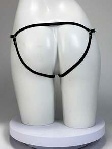 1 PC Women Sexy Bondage Leg Harness Belt Decoration Thigh Garter Belt Straps Goth Clothing Accessories Elastic Waistband Halloween Accessories - Black - View 3