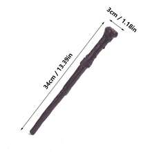1 Set Wizard Wand With Round Glasses, Magic Wand Cosplay Costume Accessory For Adults, Resin Textured Wizard Staff Party Prop, Role-Play Stage Performance Photography Decor, Perfect Christmas Easter New Year Holiday Gift Party Favor - Multicolor - View 7