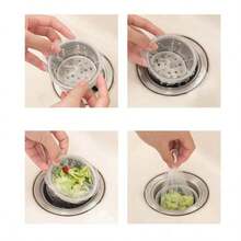 100pcs Disposable Filter Net Bag, Fabric Material - Easy To Clean; Collect Kitchen Sink Garbage And Residues, Prevent Clogging Of The Sink And Basin Water Pool; A Good Helper In The Kitchen. Kitchen Items Kitchen Accessories Kitchen Tools