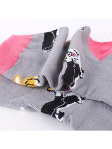 5 Pairs Of Women's Sloth Socks Corgi Socks, Women's Socks, Fun And Cute Socks, Women's Gifts - Multicolor - View 10