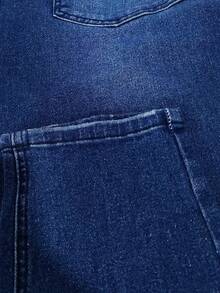 Men's Stretch Retro Jeans - All-Season Versatile Denim Essential - Xanh đậm - Xem 4