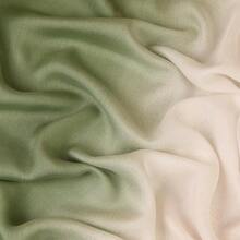 Gradient Dual Color Scarf,Elegant Ombre Headwraps Hijab, Modal Cotton Feel Lightweight Sunscreen Shawls For Women,2#Peagreenwhite - 2#豌豆綠白 - 查看 6