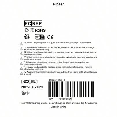 Sparkly Evening Clutch Bag - Elegant Envelope Shoulder Bag With Chain For Weddings, Parties And (Black)