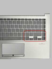 Upper Case, Palmrest For Asus Vivobook X421 M413D X421EA X421FA Silver Laptop Shell, Palmrest, C Shell, Keyboard Bezel Casing