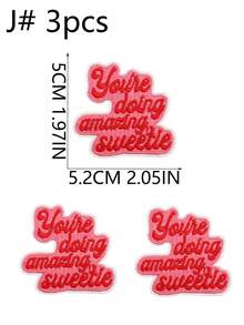 Bộ 3/14 miếng vá thêu chữ Cherry màu hồng hình bé gái, hoạt hình dễ thương, làm từ sợi polyester, thích hợp để tự may vá quần áo, phụ kiện may mặc, dùng cho mũ lưỡi trai, quần jean, áo sơ mi, áo khoác, ba lô, quần áo thường ngày và phụ kiện. - Nhiều màu - Xem 20