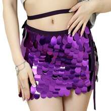 Fantasia de Dança do Ventre Profissional Feminina com Lantejoulas para Apresentações, Roupa de Prática para Iniciantes com Cinto de Cintura e Saia com Lenço de Quadril