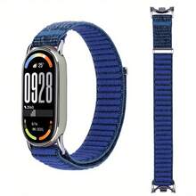 适用于小米手环10/9/8的尼龙运动表带，柔软可调节透气，男女通用，智能手表表带替换装 - Mi Band 10/9/8 - 查看 16