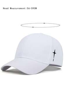 Men Geometric Embroidered Baseball Cap For Daily Life And Outdoor Casual Halloween