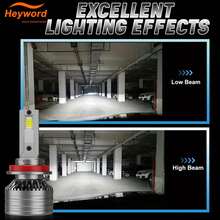 2Pcs H7 H4 Led Car Headlight Bulbs Canbus H1 160W 60000LM H11 H9 Led Lamp HB3 9005 HB4 9006 LED 6000K 12v 24v Fog Lights - DF - 查看 6