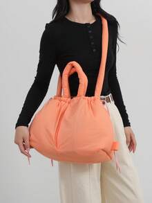 Convertible Puffer Backpack For Women, Large Capacity Duffle Bag For Travel, Crossbody Purse, Tote Shoulder Bag - Multicolor - View 8