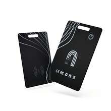 1 Pack New Smart Wallet Tracker Card, Ultra-Thin Bluetooth Tracker, Supports Wireless Charging (Wireless Charger Not Included), Compatible With Apple Find My, IP68 Waterproof, Can Be Used To Track Wallets, Luggage Tags, Phones, Passports And Other Items.