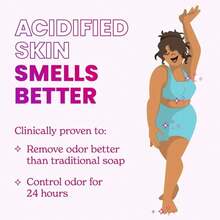 Lume Acidified Body Wash - 24 Hour Odor Control - Removes Odor Better Than Soap - Moisturizing Formula - Formulated Without SLS Or Parabens - OB_GYN Developed - 85 Ounce (Peony Rose) - MàuE - Xem 3