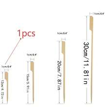 200/100/50/1 pièce (3,54"/4,72"/5,9"/7,87"/11,81" de long) Brochettes en bambou, bâtons de barbecue, brochettes pour aliments grillés, bâtons de tanghulu, également convenant pour le barbecue en plein air, le camping, les amuse-gueules, les fruits, les martinis, le fromage, les sandwichs, les garnitures de fontaine de chocolat, la fondue chinoise, les crevettes tigrées, les brochettes de viande, les garnitures de cocktail, les voyages, les réunions de vacances - Multicolore - Voir 11