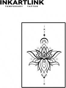 INKARTLINK タトゥーシール 花 ジャグアタトゥー 2枚セット2週間 長持ち 防水 刺青シール 入れ墨シール メンズ レディース 流行 男 女 半永久的 消えるタトゥー 手首 腕 手の背 足 腹部 鎖骨 - 4 - チェックする 4