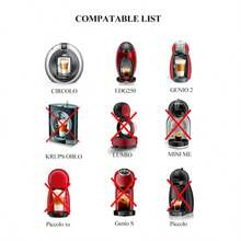 Reusable Capsule Adapter Compatible With Coffee Capsules, Also Compatible With Stainless Steel Coffee Machines - Black - View 6