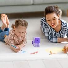 Manual Color Pencil Purple Small Sharpener Handheld For For Colored Pencils - 紫色 - 查看 5