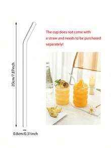 1 cốc thủy tinh Caterpillar 350ml, cốc nước thủy tinh borosilicate cao 350ml, cốc cà phê đá, cốc uống nước ép, sữa, trà, v.v., đồ uống mùa hè mùa đông, lý tưởng để đựng nước, soda, trà, quà tặng (không có ống hút). rất thích hợp để sử dụng hàng ngày, uống cà phê và trà - Nhiều màu - Xem 8