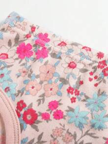 12pcs Random Girls Panties Cotton Comfortable And Cute Triangle Underwear Suitable - 粉色 - 查看 6