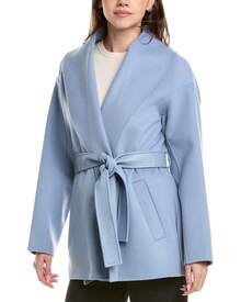 Mackage Wool Robe Jacket - Màu xanh lam - Xem 2