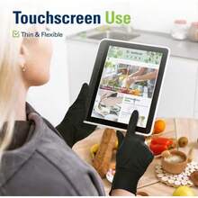 Black Nitrile Gloves, Disposable Gloves Latex Free, Rubber Gloves Powder Free For Cooking, Kitchen Clean Available In Small, Medium, Large, And X-Large, Fitting Both Men And Women. Each Box Contains 100 Gloves To Keep Your Home Or Workspace Well-Stocked - 01-black(small 100) - View 4