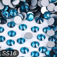ICIQ Blue Series Silver Base Non-Hot Fix Crystal Glass Material Rhinestone, Decorative For Shoes, Clothes, Hats, Cups, Nails And Other Daily Items - Multicolor - View 18