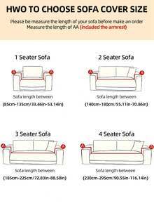 天鹅绒经典沙发套，叶子图案半包式沙发套，宠物友好型沙发垫 - 95% 涤纶 5% 氨纶，透气弹力，适用于 1/2/3/4 座沙发，四季皆宜，舒适简约，提升居家幸福感 - 彩色 - 查看 3