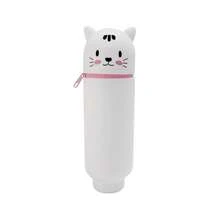 Carcasă pentru stilouri cu suport pentru stilouri, organizator transparent din PVC, pentru rechizite școlare și de birou