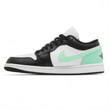 Nike Air Jordan 1 Low Green Glow 553558-131 Mens Fashion Sneakers New - 彩色 - 查看 4