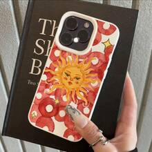 Carcasa creativa tpu antideslizante y resistente al desgaste con círculos rojos y patrones solares, diseñada para iPhone 16 pro Max / 16pro, 15 / 14p, 13.1211 - Protección del teléfono de regalo de moda festiva para uso diario con portada estética, protección de alta calidad del producto impreso ultravioleta, modelo fanático de los amantes de la tecnología, carcasa cómoda explosiva. - Color mezclado 1-286 - Ver 9