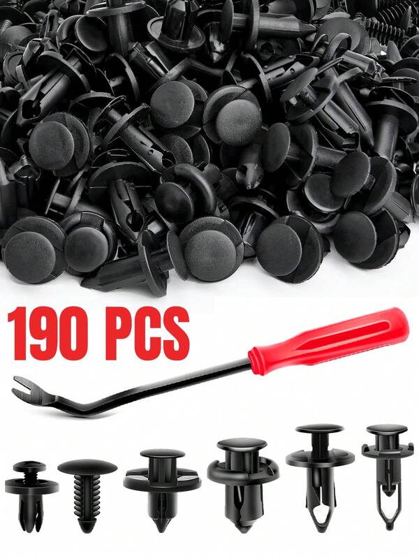 Clip di ritenzione, viti di espansione da 6 mm, 7 mm, 8 mm, 9 mm, 10 mm, kit di ricambio per clip a rivetto a spinta paraurti