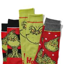 Calcetines Neutros de Navidad Calcetines Medias de Alce Regalo Decoraciones de Navidad Adornos Navideños Navidad Decoraciones de Año Nuevo 2025 - Verde - Ver 5