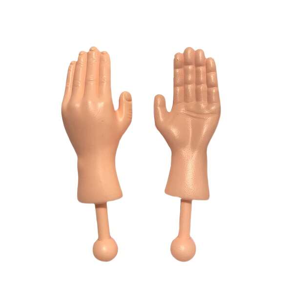 1 Pair Mini Hand Canes - A Hilarious Gag Gift That Will Make You Laugh, Realistic Novelty Toy Hands For Pranks, Create Lasting Memories! Ideal For Strengthening Relationships Between Couples And Friends, Perfect For Mother's Day Or Valentine's Day To Capture Moments Of Love And Unforgettable Memories, Must-Have For Fans And Collectors, Helps Relieve Stress And Relax