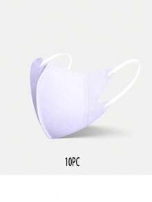 10入組女性多色3d立體一次性口罩,3層保護,輕盈透氣,防曬,夏季必備