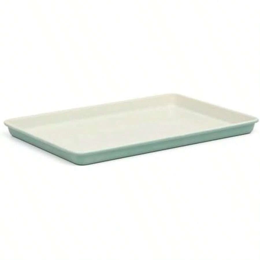 Gallen - Hoja de galletas antiadherente de acero carbono, 17 x 11 pulgadas, color(13" Cookie Sheet verde azulado) - Multicolor - Ver 1