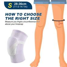 1pc Kids Knee Pad, Youth Breathable Elastic Knee Brace, Anti-Slip Padded SBR Knee Protector For Volleyball Dance Running Skating Basketball Football Sports - Multicolor - View 14