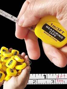 3pcs-Keychain Tape Measure Mini Measuring Tape Functional Pocket Tape Measure Retractable Metric Inch Construction Party Favors For Birthday Daily Use,Small Tape Measure Keychains Functional Mini Retractable Measuring Tape,Gift