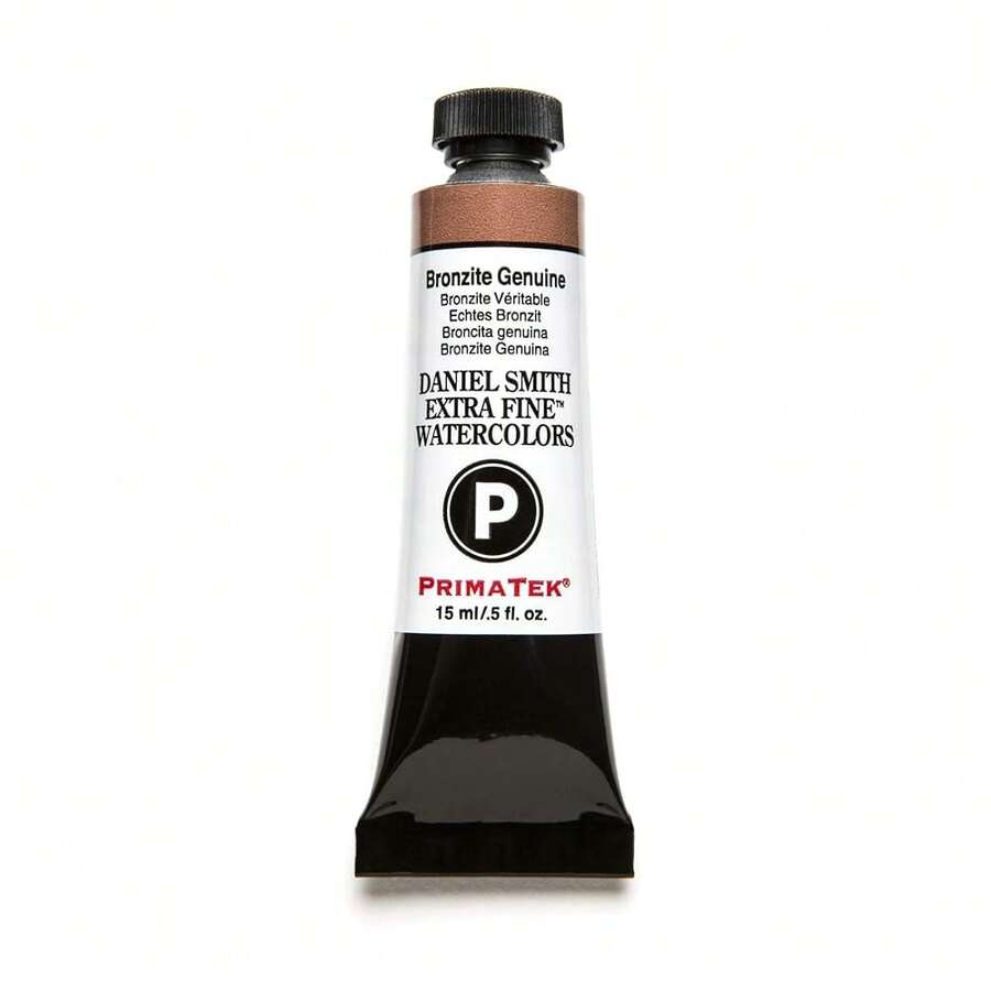 Daniel Smith Extra Fine Watercolor Paint, 15ml Tube, Bronzite Genuine, 284600199, 0.5 Ounce (Pack Of 1),BronziteGenuine - 真正的古銅石 - 查看 1