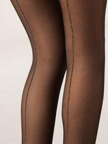 1 Pair Women's Semi-Sheer Pantyhose, Shapewear, Suitable For Dance/Formal Occasions, All-Season - Multicolor - View 3