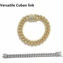 Chain Collar, 1 Pcs Cuban Link Kitten Walking Collar With Secure Pet Rhinestones Necklace Metal Chain Jewelry Accessories Cats Dogs Kittens Puppies 10inch, Gold - 金的 - 查看 5